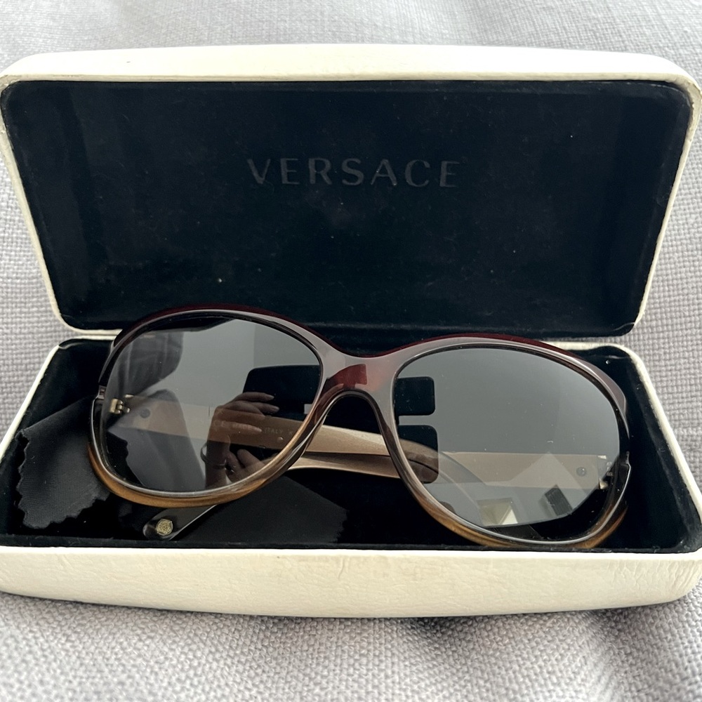 Versace sunglasses with white case